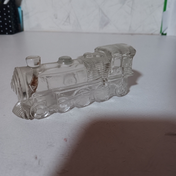 !!!Vintage 1930-40s glass candy container in the shape of a Train Locomotive - Picture 3 of 6